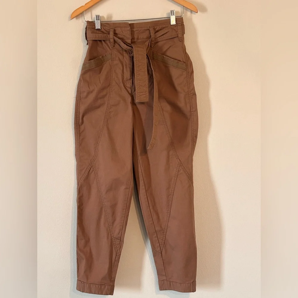 Anthropologie Ellie Utility Trousers
Pants Women's size 0 Brown
Embroidered Belt - Picture 2 of 9